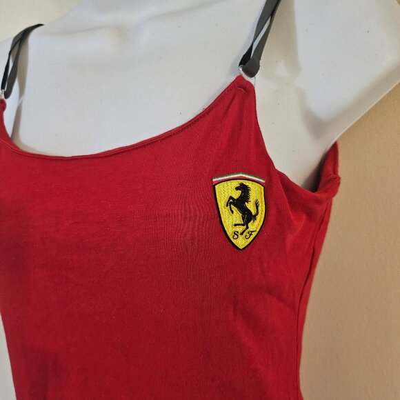 Ferrari Women's Red Tank Top - Size Small - Picture 2 of 7